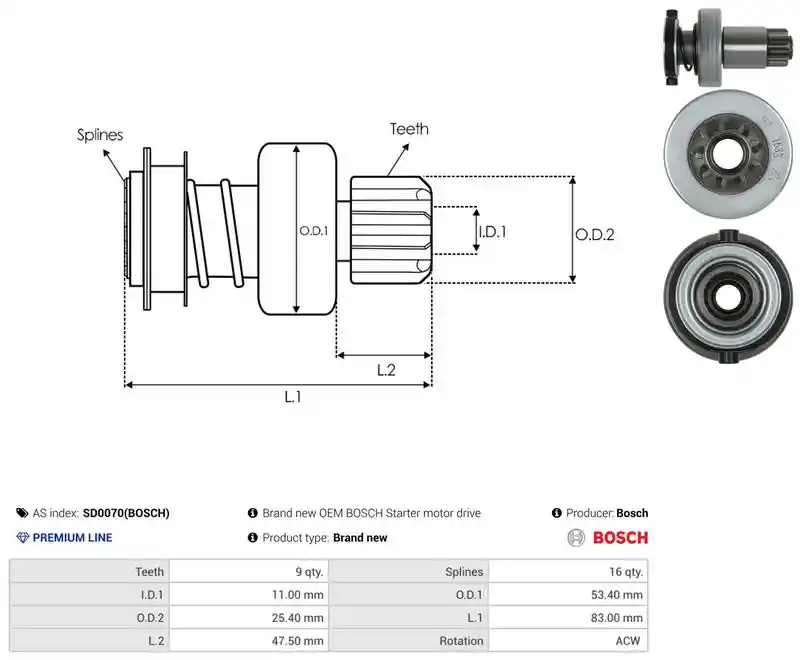 AS-PL SD0070(BOSCH)