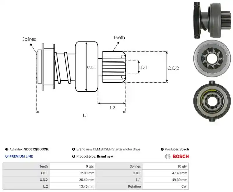 AS-PL SD0072(BOSCH)