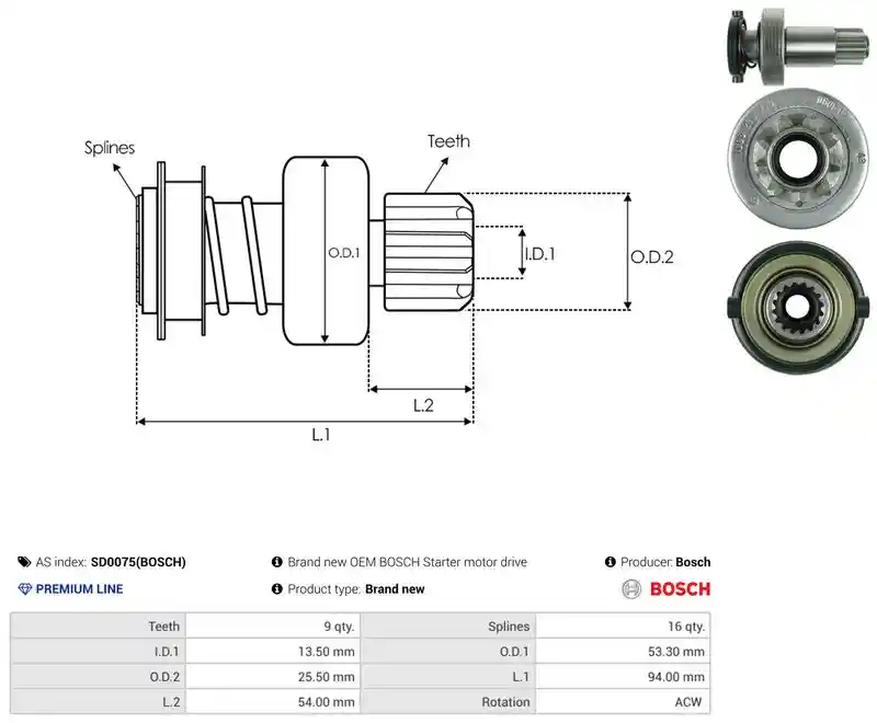 AS-PL SD0075(BOSCH)