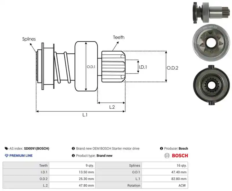 AS-PL SD0091(BOSCH)