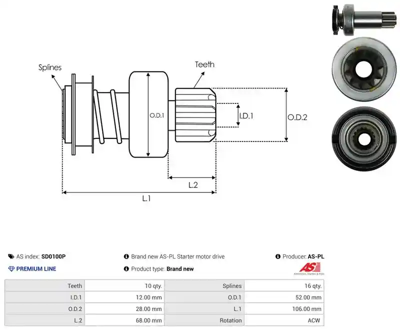 AS-PL SD0100P