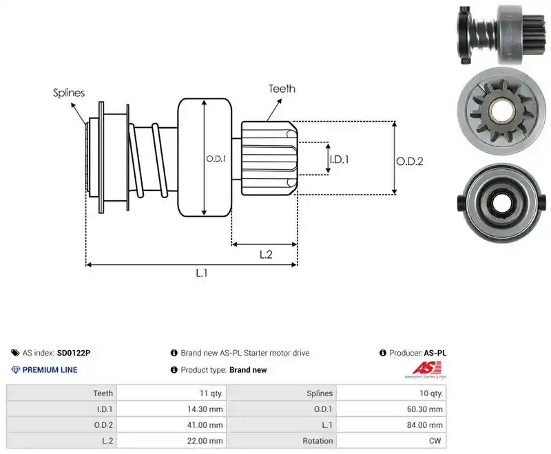 AS-PL SD0122P