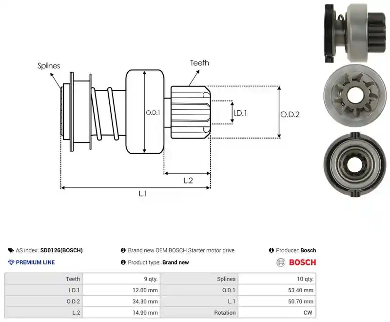 AS-PL SD0126(BOSCH)