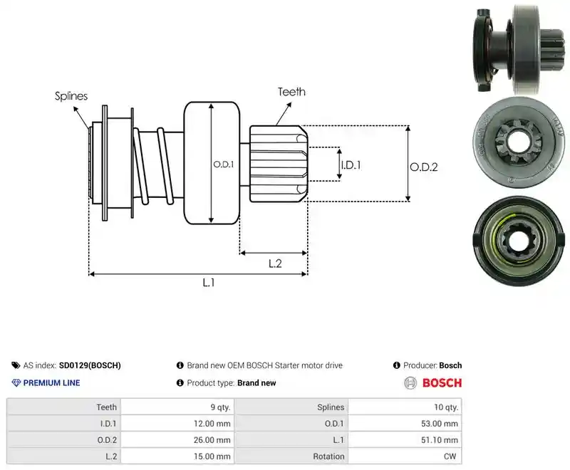 AS-PL SD0129(BOSCH)