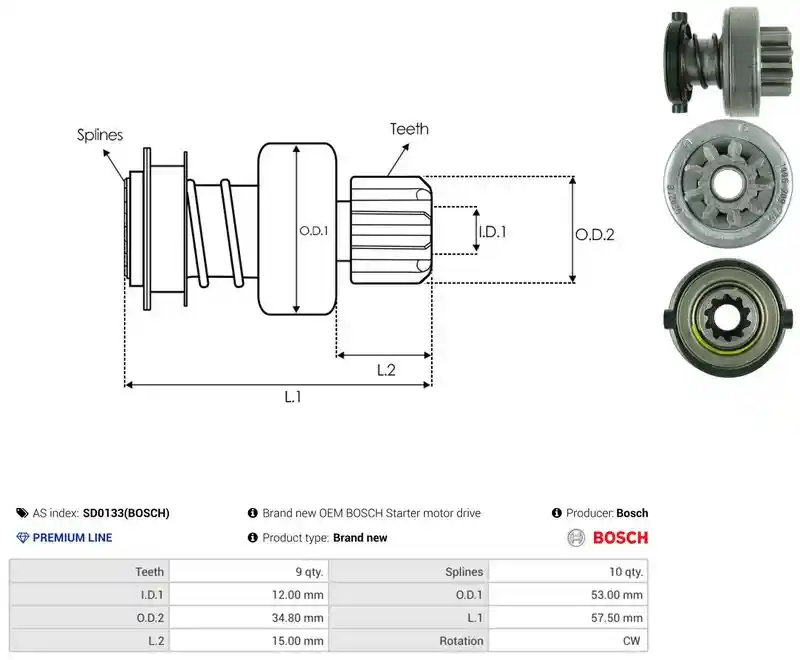 AS-PL SD0133(BOSCH)