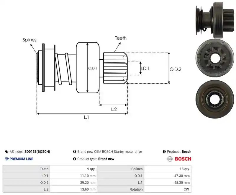 AS-PL SD0138(BOSCH)