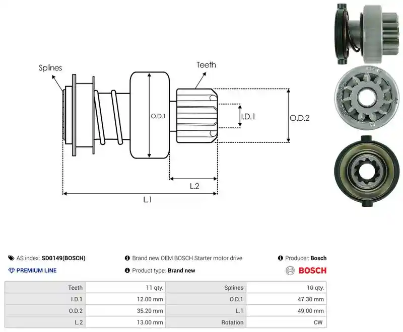 AS-PL SD0149(BOSCH)
