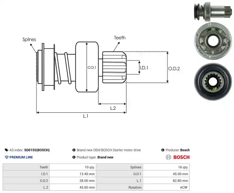 AS-PL SD0155(BOSCH)
