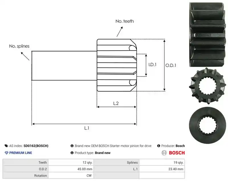 AS-PL SD0162(BOSCH)