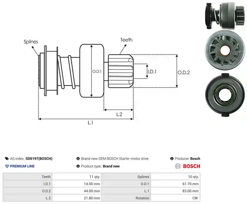 AS-PL SD0197(BOSCH)