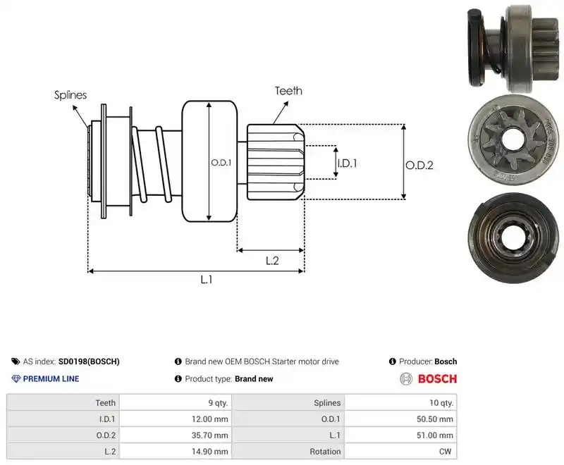 AS-PL SD0198(BOSCH)