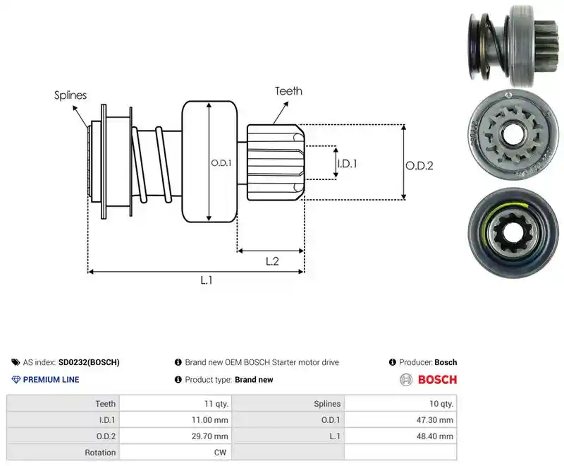 AS-PL SD0232(BOSCH)