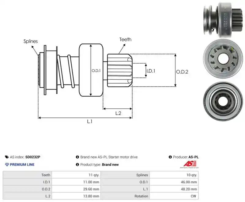 AS-PL SD0232P