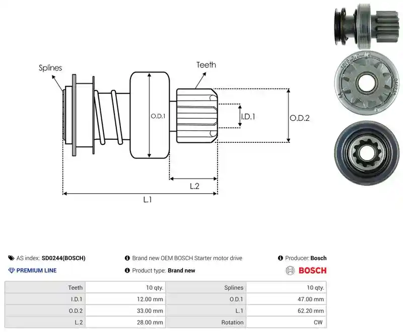 AS-PL SD0244(BOSCH)