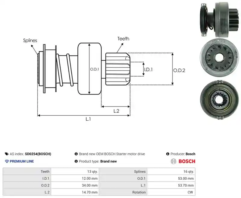 AS-PL SD0254(BOSCH)