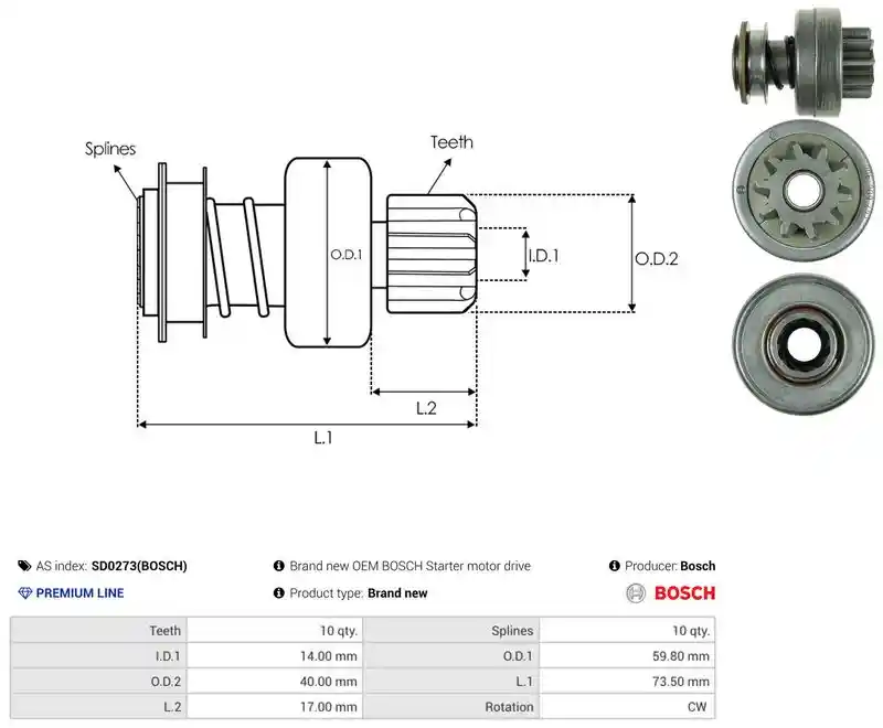 AS-PL SD0273(BOSCH)