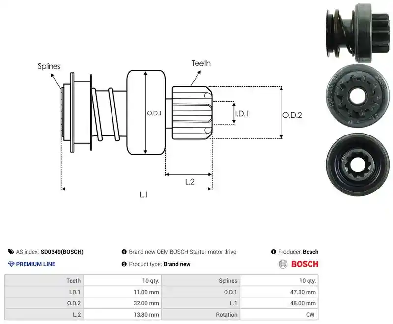 AS-PL SD0349(BOSCH)