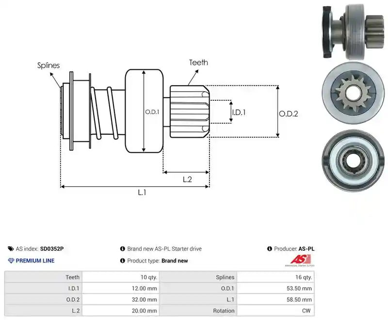 AS-PL SD0352P