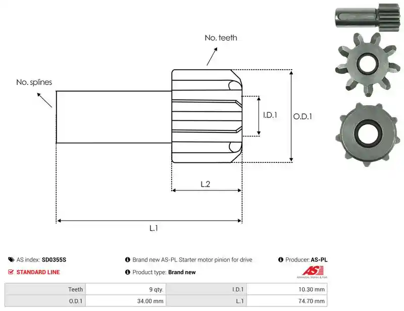AS-PL SD0355S