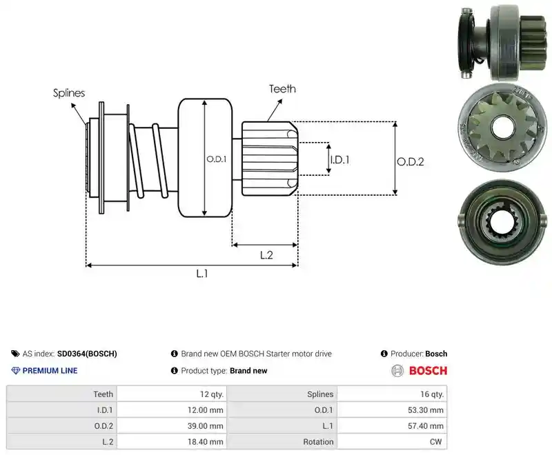 AS-PL SD0364(BOSCH)