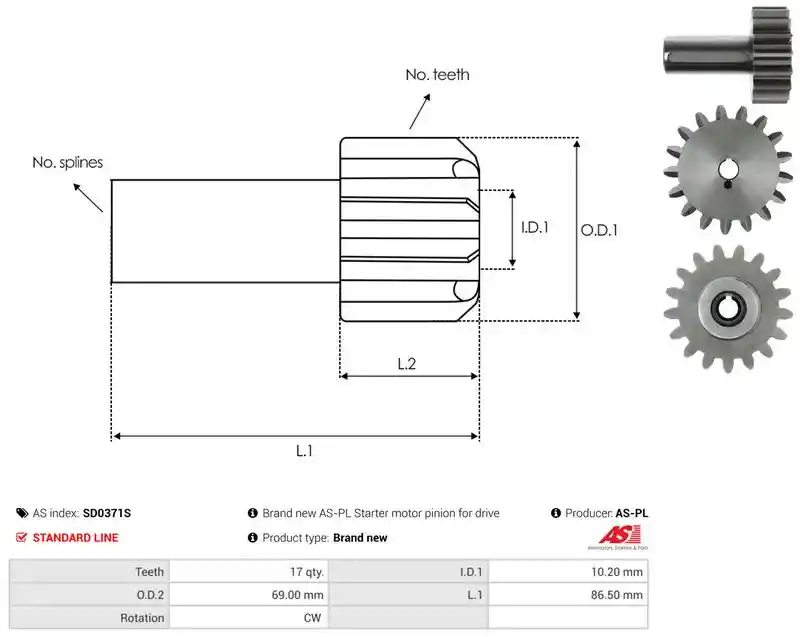 AS-PL SD0371S