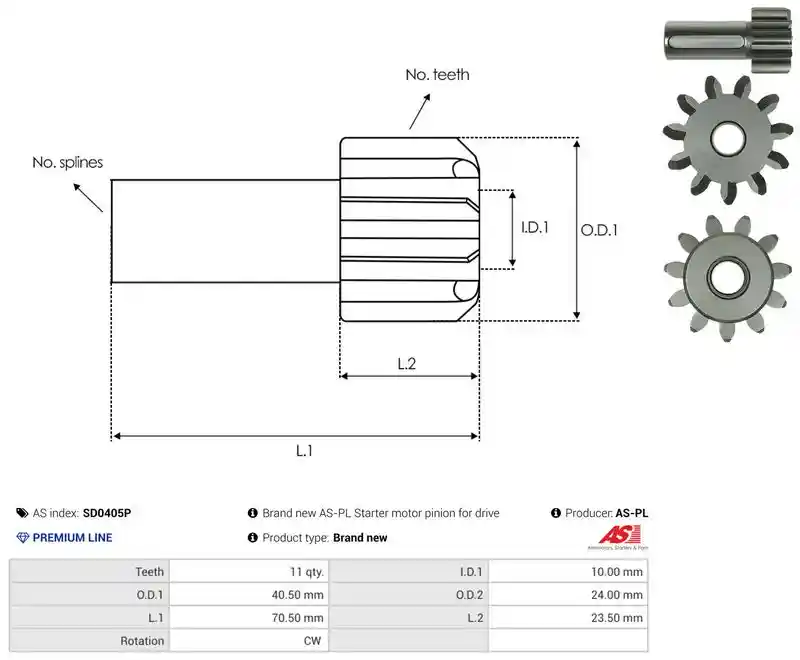 AS-PL SD0405P