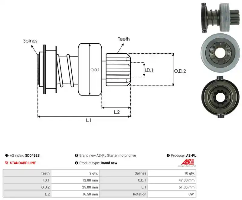 AS-PL SD0492S
