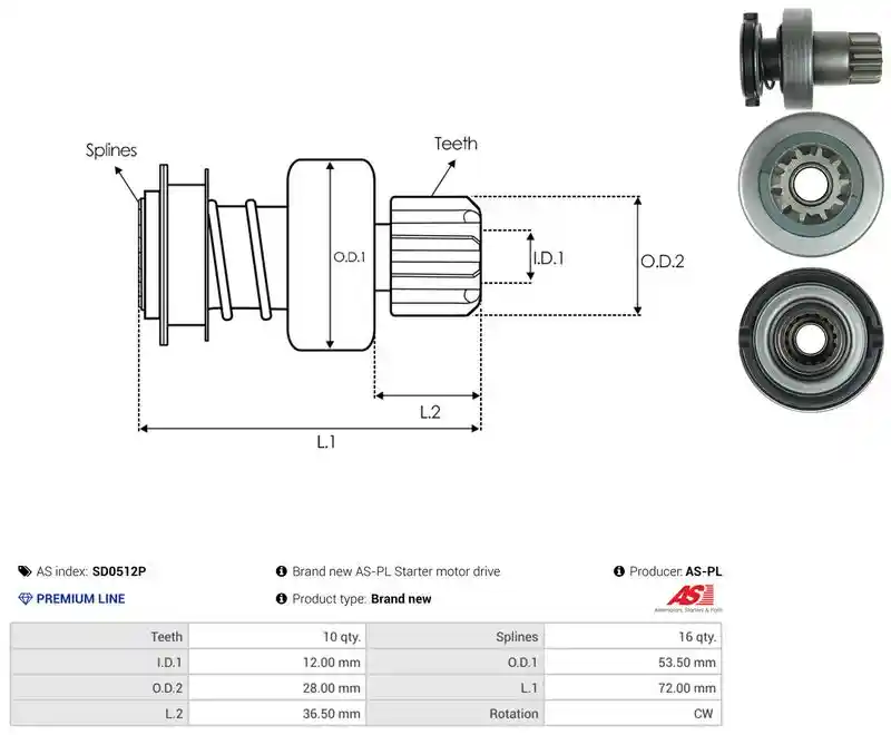 AS-PL SD0512P