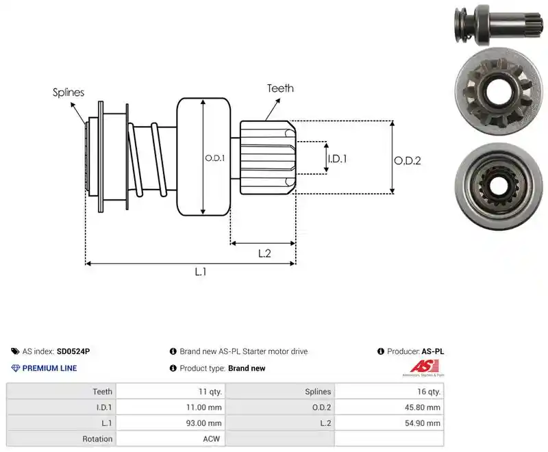 AS-PL SD0524P
