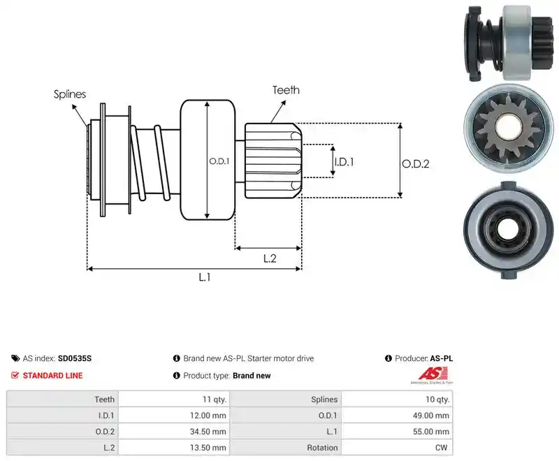 AS-PL SD0535S