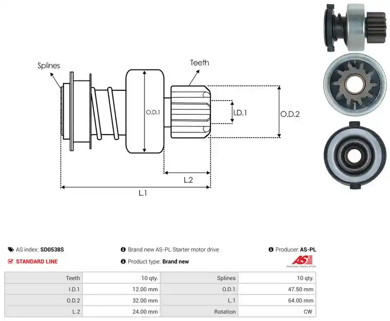 AS-PL SD0538S
