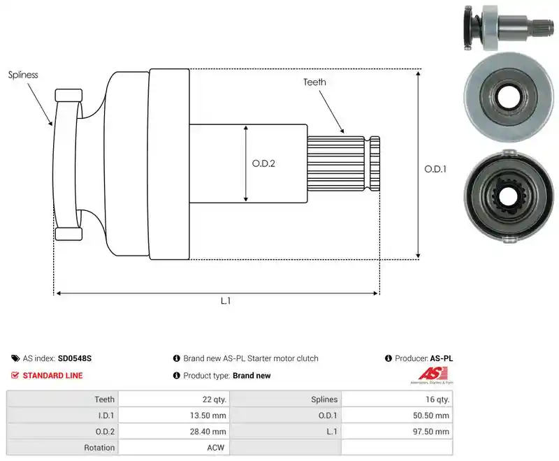 AS-PL SD0548S