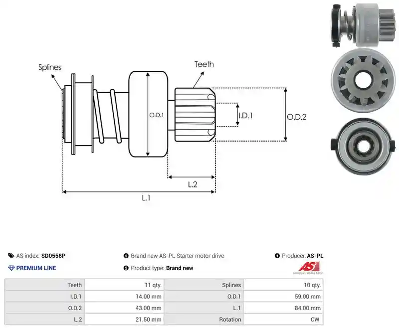AS-PL SD0558P
