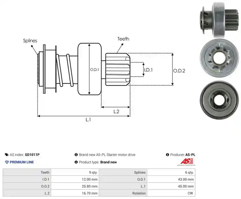 AS-PL SD1011P