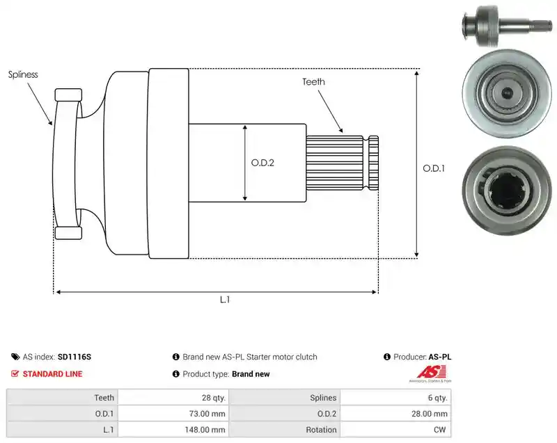 AS-PL SD1116S