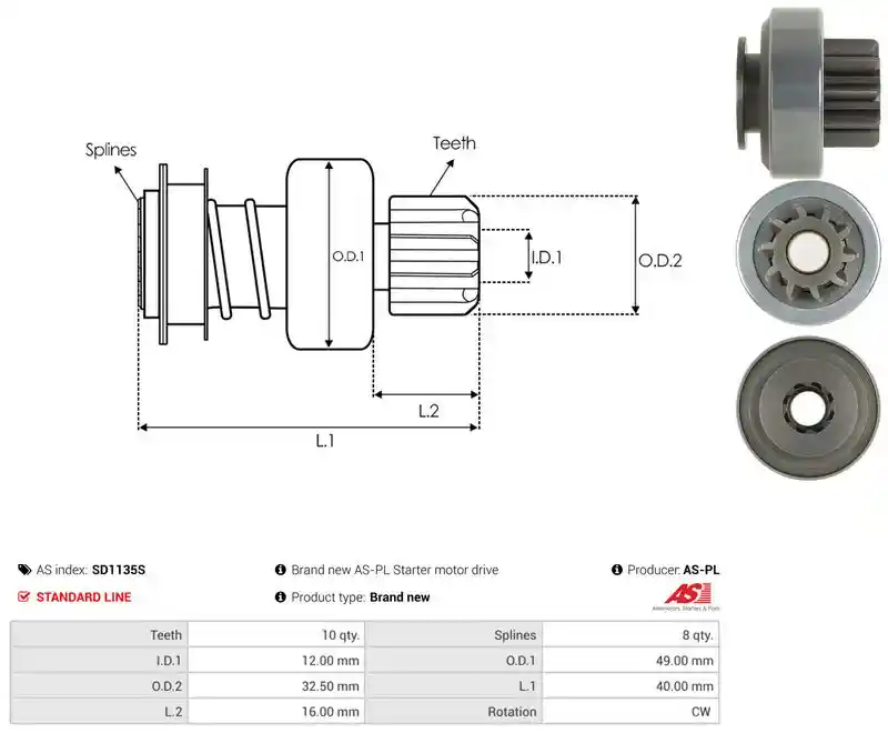 AS-PL SD1135S