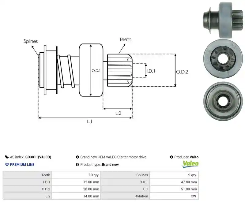 AS-PL SD3011(VALEO)