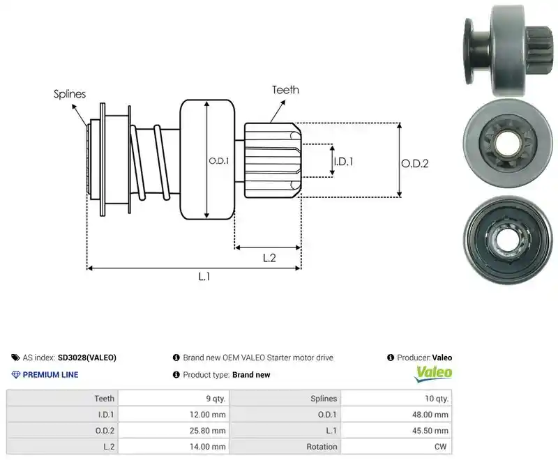 AS-PL SD3028(VALEO)