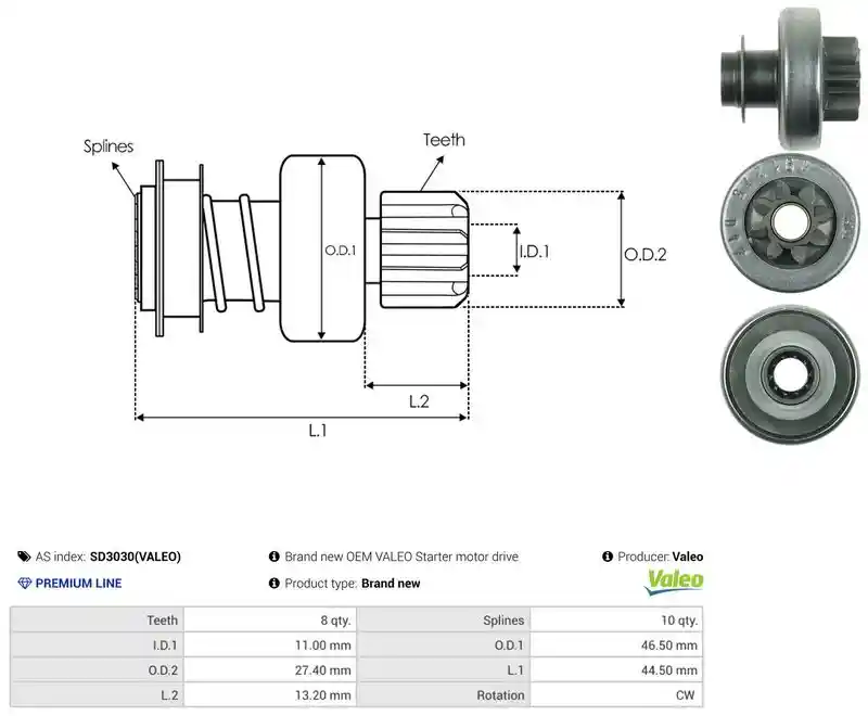 AS-PL SD3030(VALEO)