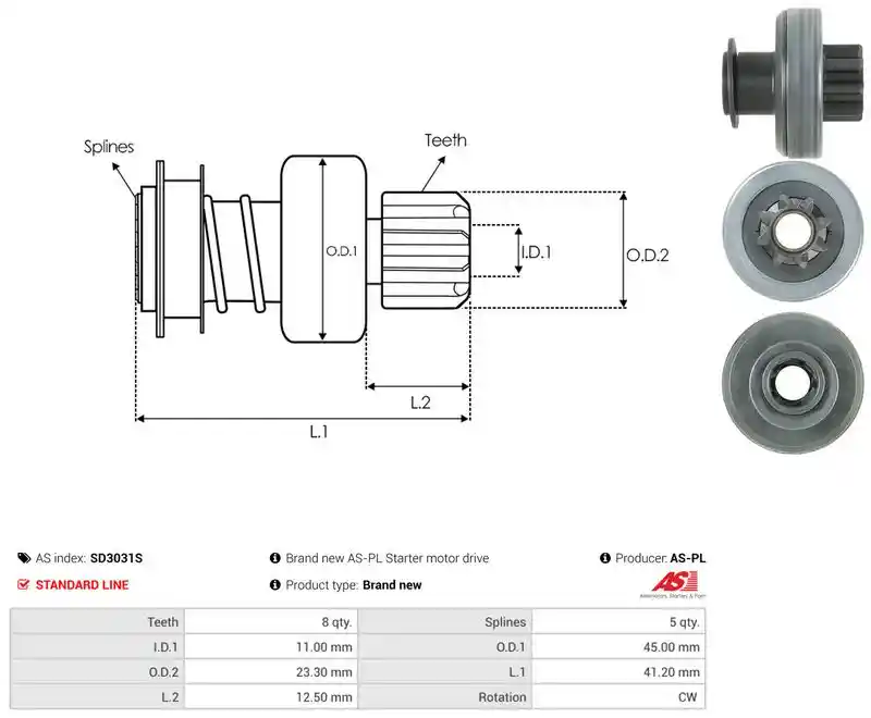 AS-PL SD3031S
