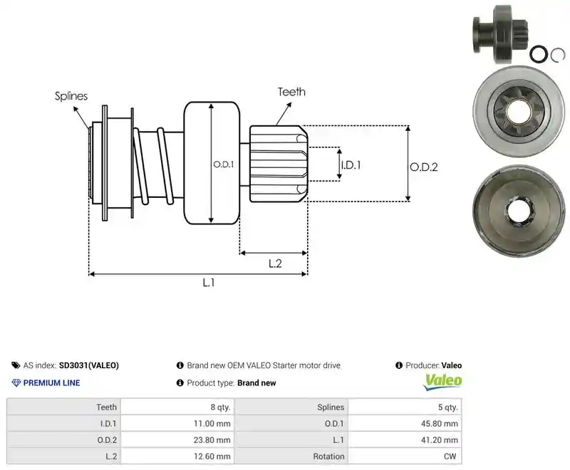 AS-PL SD3031(VALEO)