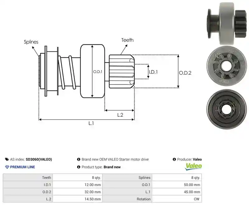 AS-PL SD3060(VALEO)