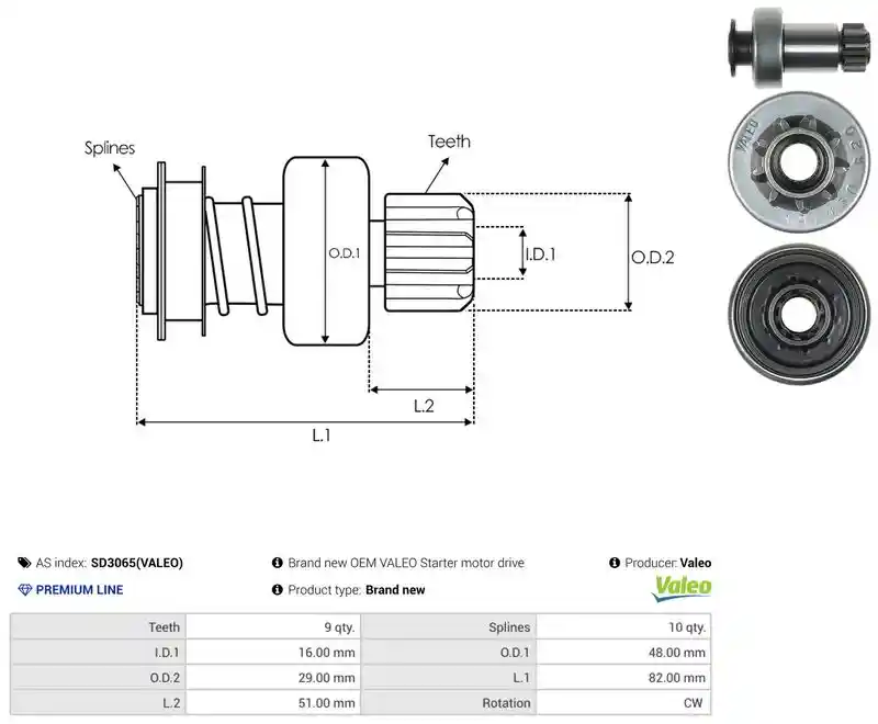 AS-PL SD3065(VALEO)