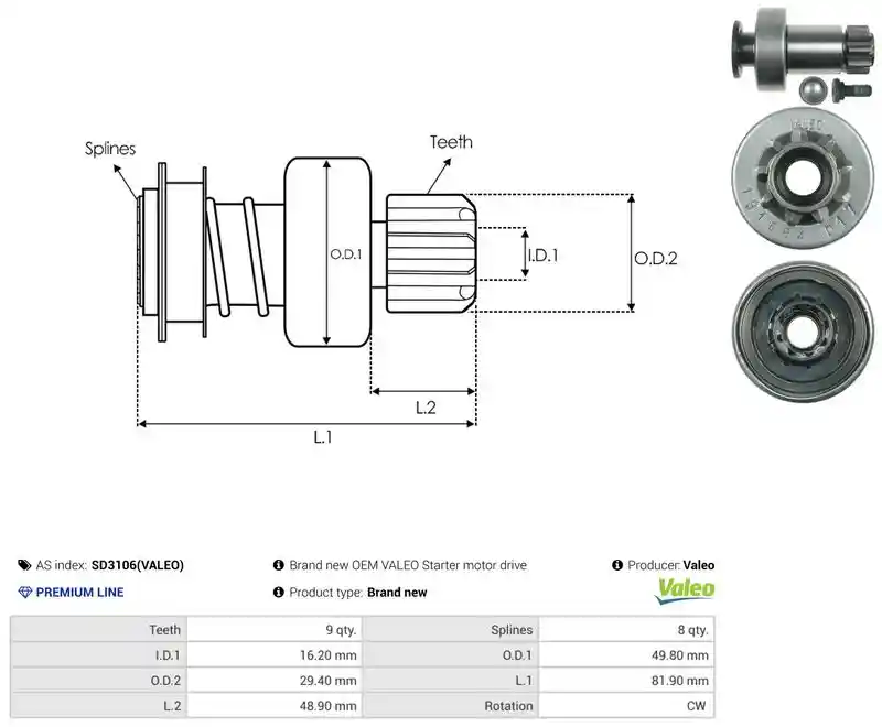 AS-PL SD3106(VALEO)