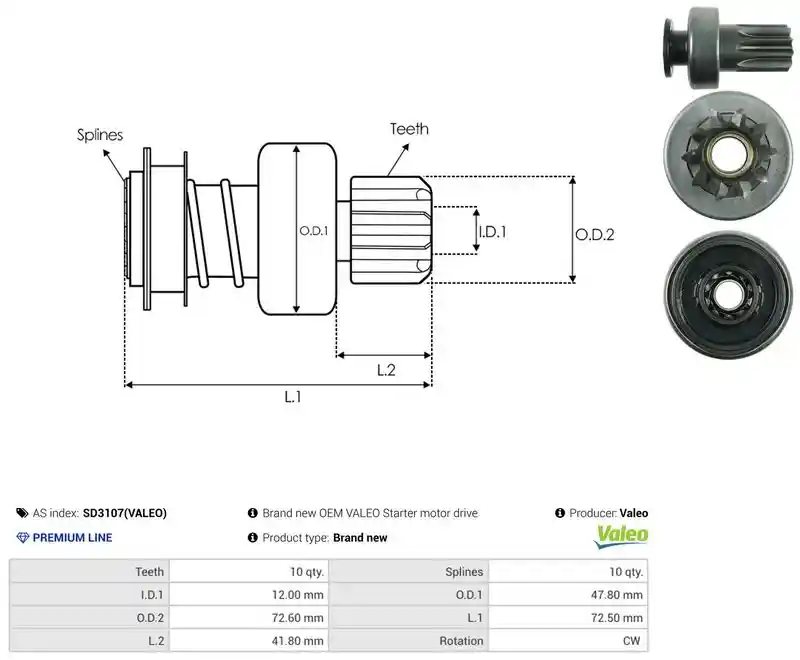 AS-PL SD3107(VALEO)
