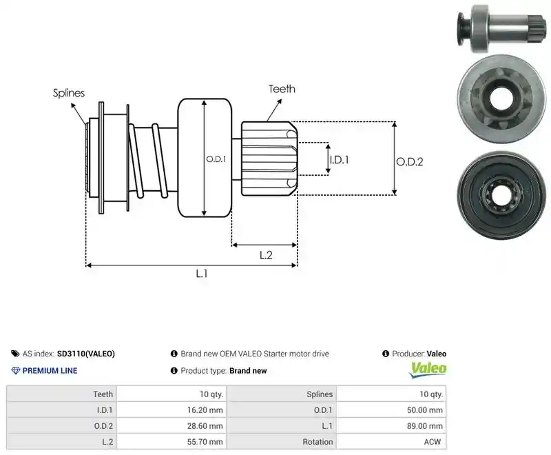 AS-PL SD3110(VALEO)