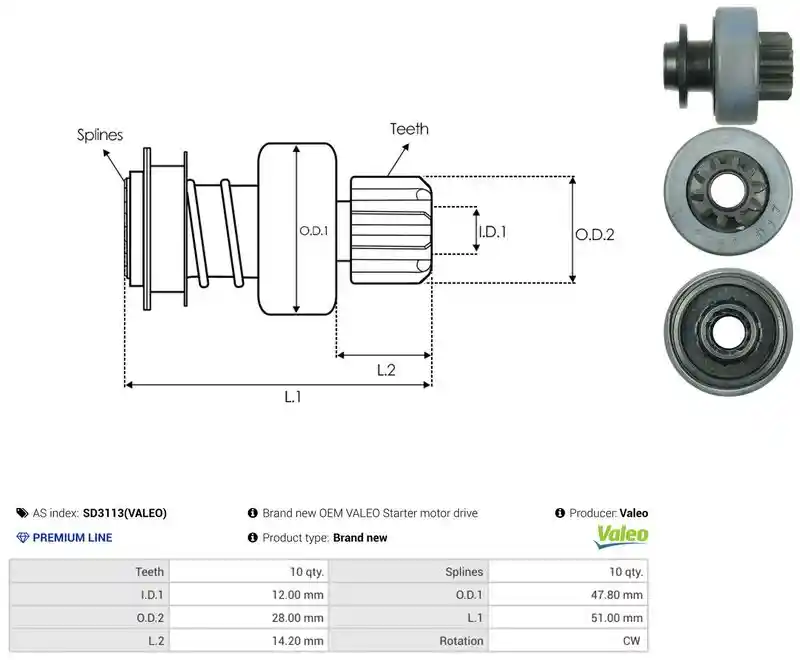 AS-PL SD3113(VALEO)