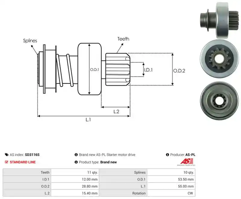 AS-PL SD3116S
