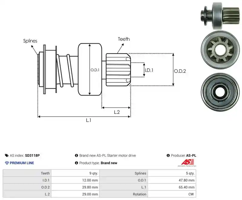 AS-PL SD3118P