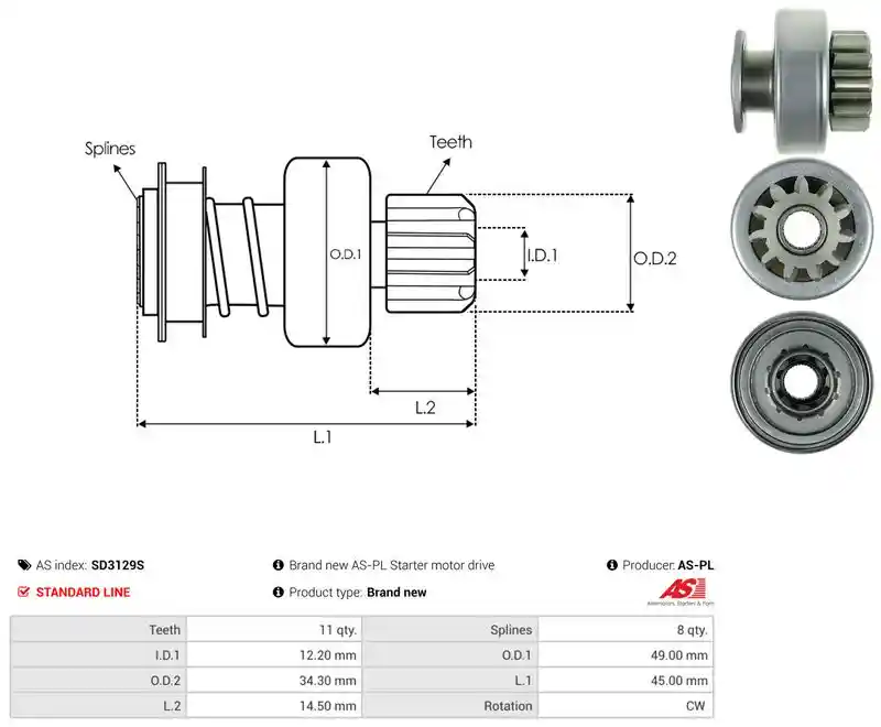AS-PL SD3129S